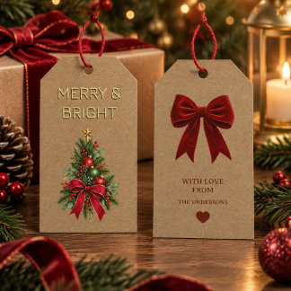 Para Regalos Etiquetas de regalo personalizadas de vacaciones M