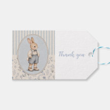 Etiquetas de regalo personalizadas vintage de cone