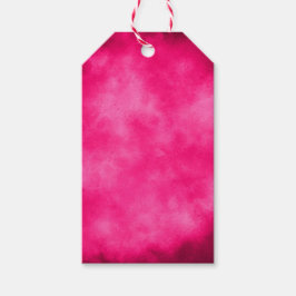 Para Regalos Etiquetas de regalo rosadas - Efecto de nube