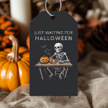 Para Regalos Etiquetas de regalo "Sólo esperando Halloween" D