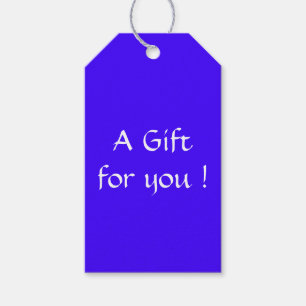 Para Regalos Etiquetas de regalo Ultramarino Eléctrico