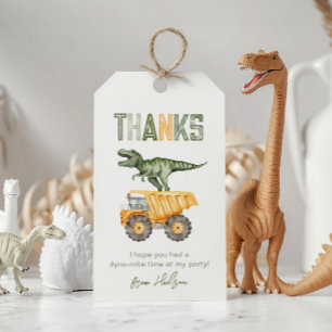 Para Regalos Etiquetas del partido de construcción de Dino a fa