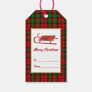 Para Regalos Etiquetas del regalo del navidad de la tela