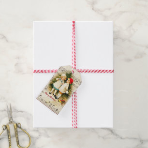 Para Regalos Etiquetas del regalo del navidad del vintage