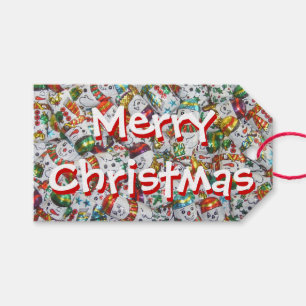 Para Regalos Etiquetas dulces del regalo de las Felices Navidad