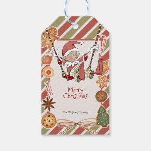 Para Regalos Etiquetas Elf Christmas Gift