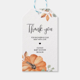 Para Regalos Etiquetas favoritas de Baby Shower de calabaza min