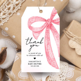 Para Regalos Etiquetas favoritas de Baby Shower de Pink Little 