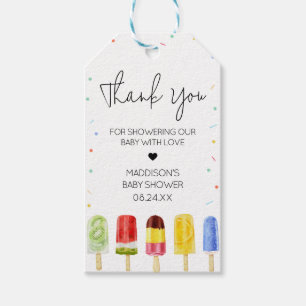 Para Regalos Etiquetas favoritas de Baby Shower de Popsicle