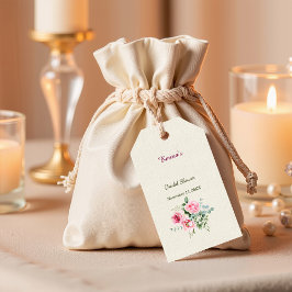 Para Regalos Etiquetas favoritas de ducha de Rosa de época Pers