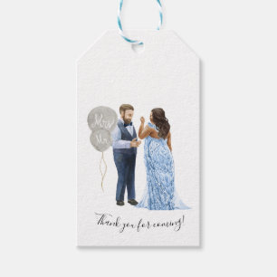 Para Regalos Etiquetas favoritas de parejas interraciales ilust