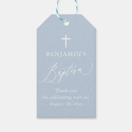 Para Regalos Etiquetas favoritas del bautismo del niño de la Cr