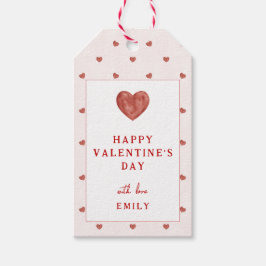Para Regalos Etiquetas Feliz Día de San Valentín Corazones Rosa