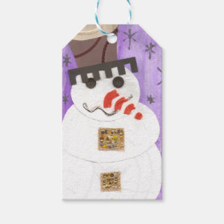 Para Regalos Etiquetas gigantes de regalo de Snowman