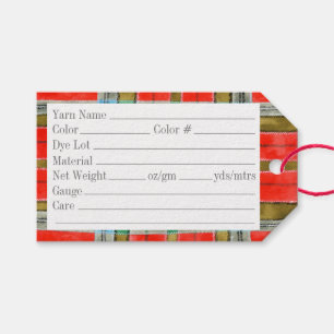 Para Regalos Etiquetas MAC BAIN TARTAN 3.5"x2"