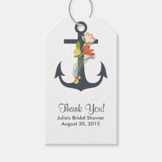 Para Regalos Etiquetas Nautical Anchor Bridal Shower Favor