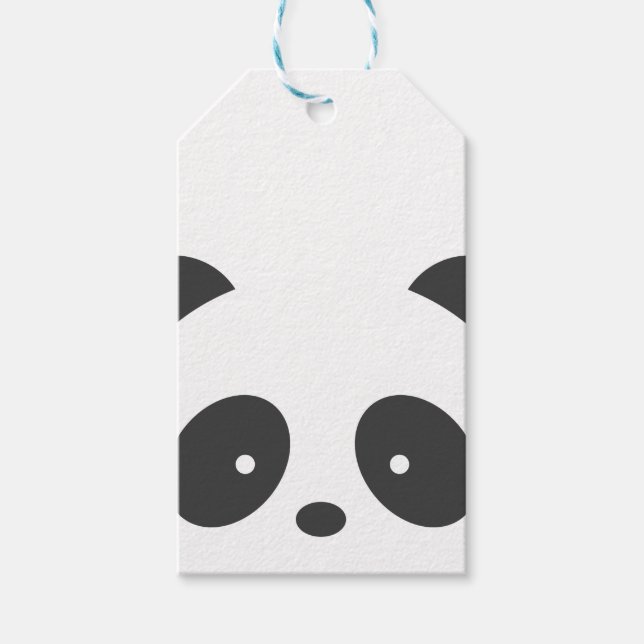 Para Regalos Etiquetas Panda Gift (Anverso)