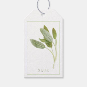 PARA REGALOS ETIQUETAS REGALO DE SALVIA FRESCA