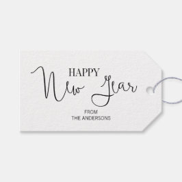 Para Regalos Etiquetas simples y modernas de regalo de Año Nuev