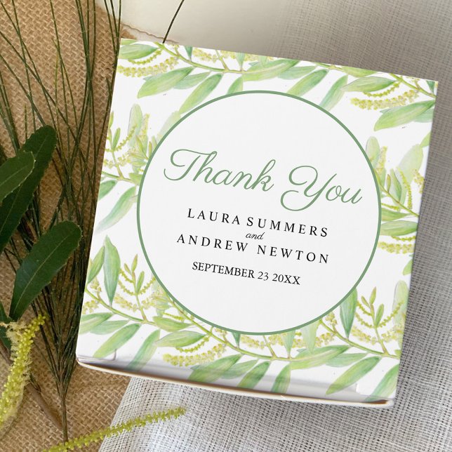 Para Regalos Eucalyptus acuarela caja de favoritas de la cinta  (Subido por el creador)