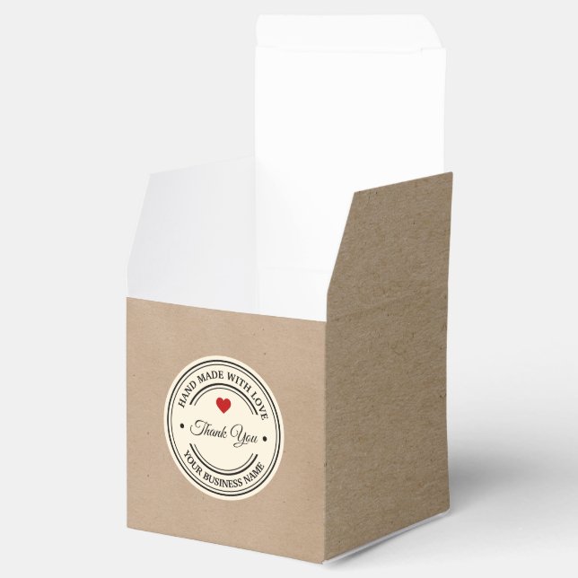 Para Regalos fabricado a mano con amor | caja de favores agrade (Abierto)