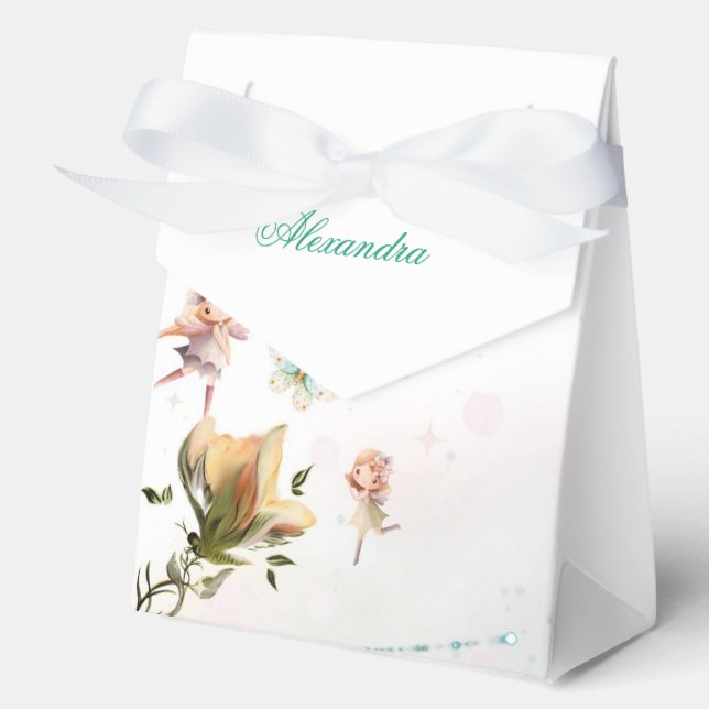 Para Regalos Fe y caja de favores de fantasía (Anverso)