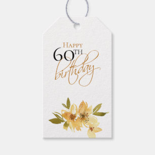 Para Regalos Felices etiquetas de regalo de cumpleaños número 6