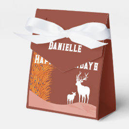 Para Regalos Felices Fiestas - Caja de Favor Personalizada