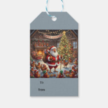 Feliz Cluckmas, Etiquetas de Regalo