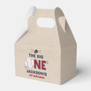 Para Regalos Fiesta del béisbol de la caja del favor de la