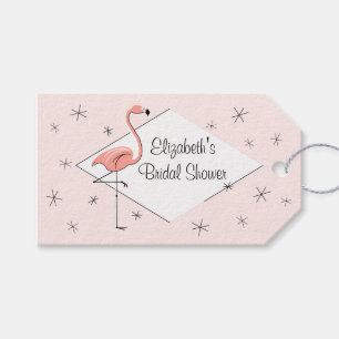 Para Regalos Flamingo Diamantes rosados Etiquetas de regalo de