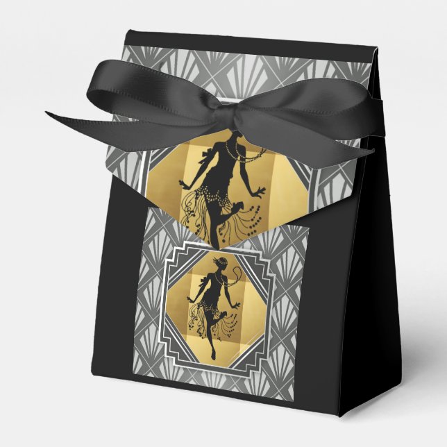 Para Regalos Flapper Art Deco Gatsby Pequeña Caja de Fiesta de  (Front Side)
