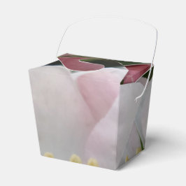 Para Regalos Flor blanca rosada saca la caja favorita