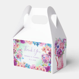 Para Regalos Flor rosa azul morado caja favorita tu celebración