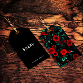 Para Regalos Flores Diseñando nombre comercial Etiquetas de col