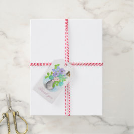 Para Regalos Flores etiquetas de ramo de acuarela por OrDesign