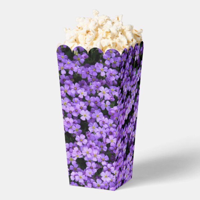 Para Regalos Flores violetas Caja de palomitas (apareció)