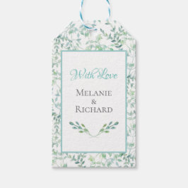 Para Regalos Foliage verde de primavera gracias a las etiquetas