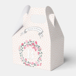 Para Regalos Fotografías de la caja del favor de la boda púrpur