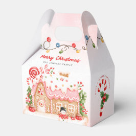 Para Regalos Gingerbread House Navidades Caja de Favor