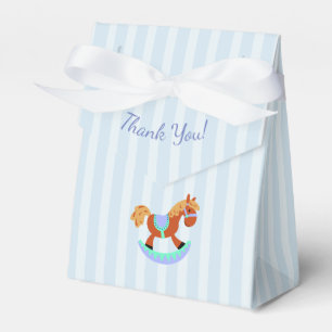 Para Regalos Gracias caja azul del favor del caramelo de Baby