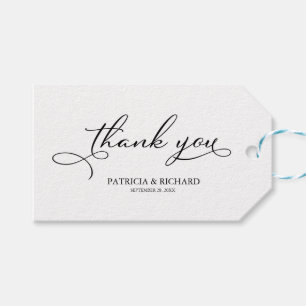 Para Regalos Gracias - Etiquetas de Favor de Boda con Letra Ele