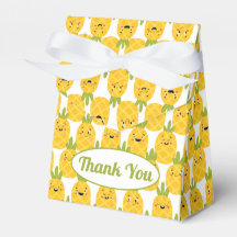 Graciosa caja de Favor de la Piña