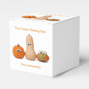 Para Regalos Graciosa caja de favores de las calabazas de Hallo