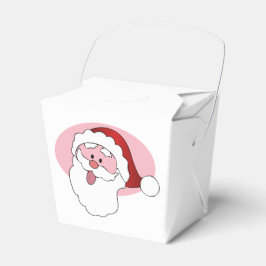 Para Regalos Graciosa caja de favores de Santa personalizado