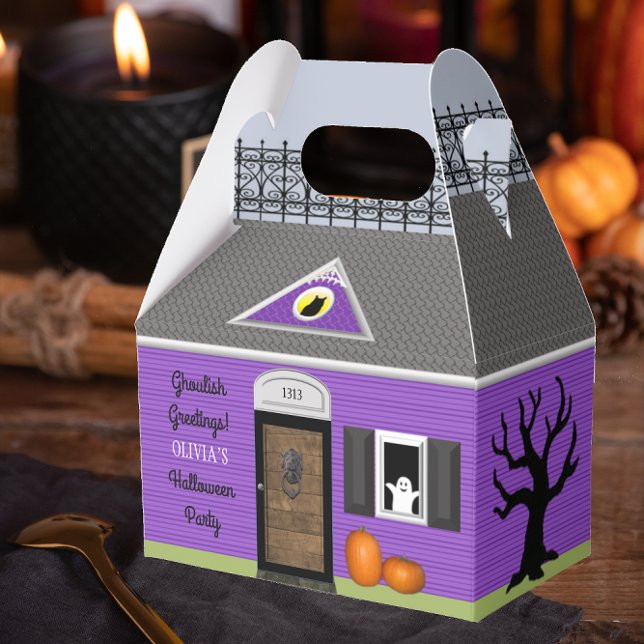 Para Regalos Halloween - Casa embrujada - Caja de Favor Persona (Subido por el creador)