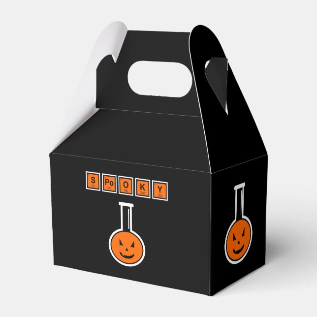 Para Regalos Halloween Química Spooky Calabaza Favorita Caja (Front Side)