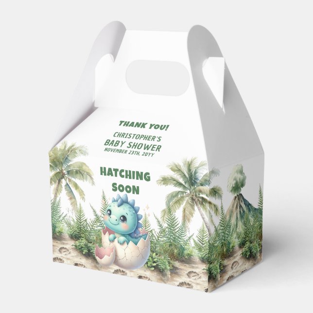 Para Regalos Hatchando pronto la caja de favores de la fiesta d (Front Side)