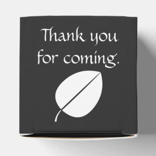 Para Regalos Hojas de Otoño en Caja de Favoritos Negros