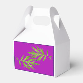 Para Regalos Hojas silvestres en una caja de Favor de la Gable